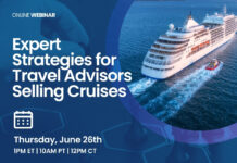 Expert Strategies for Travel Advisors Selling Cruises